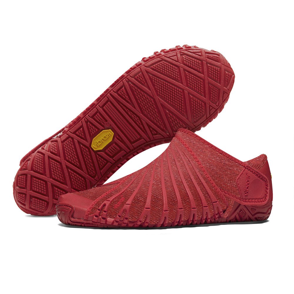 Zapatos Mujer Rojos - Furoshiki Bajos - TCARVP-217